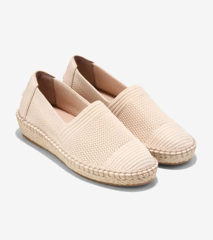 Cloudfeel Espadrille II SlipOn Loafers Sandollar Stitchlitetrade Women Cole Haan Flats and SlipOns