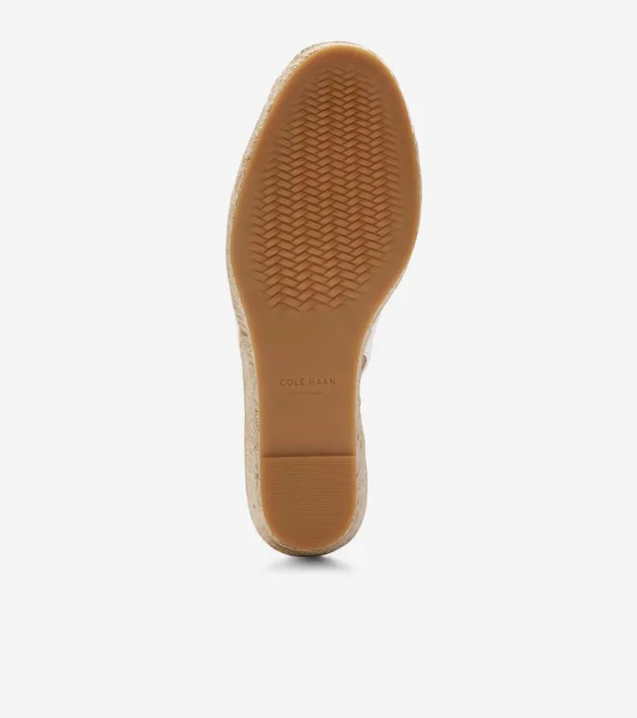 Cloudfeel Espadrille Sling Back Wedges White Women Cole Haan Espadrilles
