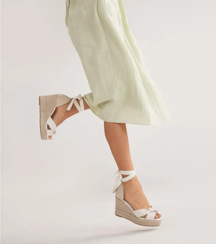 Cloudfeel Hampton Wedge Sandals Ivorynatural Canvas Women Cole Haan Espadrilles