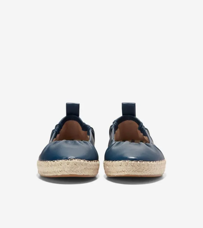 Cloudfeel Seaboard Ballet Flats Blue Wing Teal Women Cole Haan Flats and SlipOns