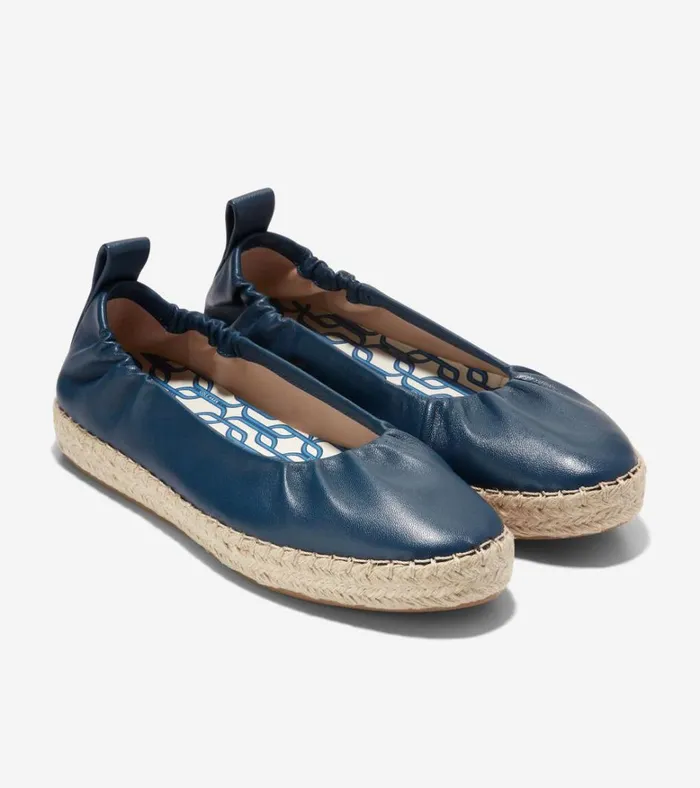 Cloudfeel Seaboard Ballet Flats Blue Wing Teal Women Cole Haan Flats and SlipOns
