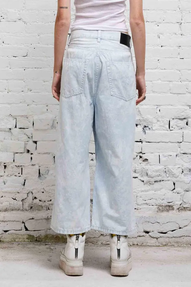 CROPPED WIDE LEG JEAN 8211 CLOUDY BLUE Women R13 Denim