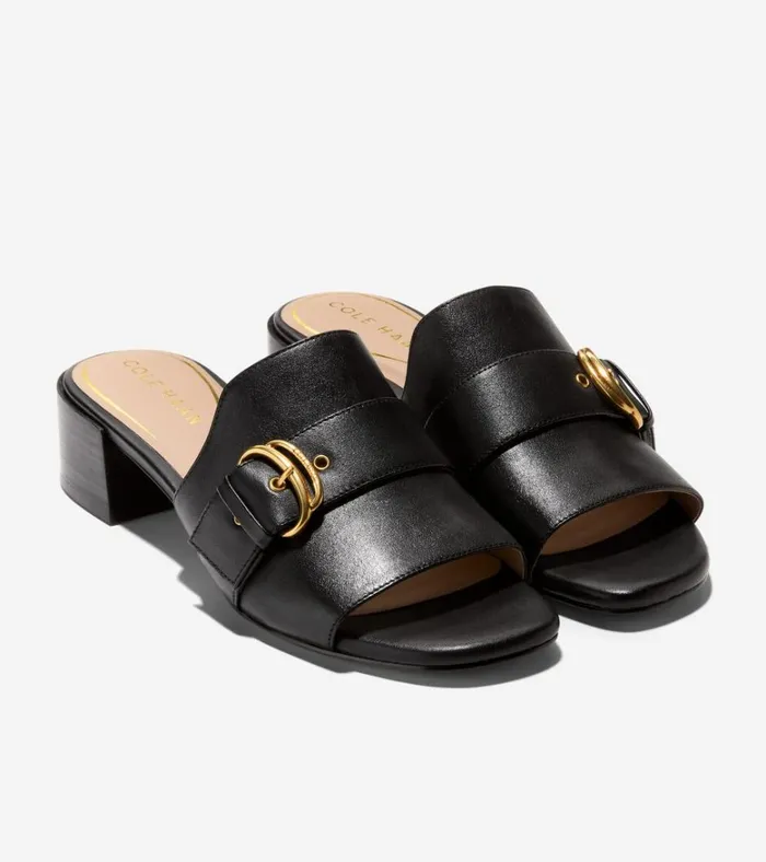 Crosby Slide Sandals Black Women Cole Haan Sandals