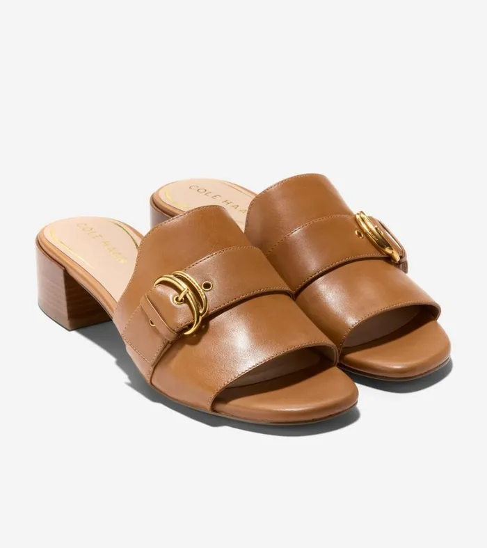 Crosby Slide Sandals Caramel Women Cole Haan Sandals