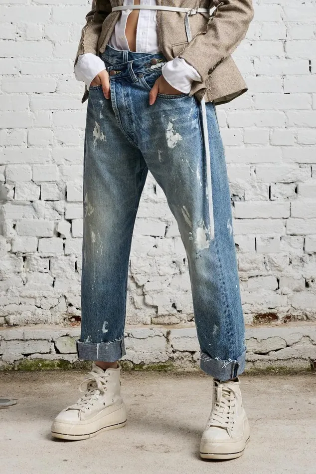 CROSSOVER JEAN 8211 ESTILL BLUE Women R13 Denim