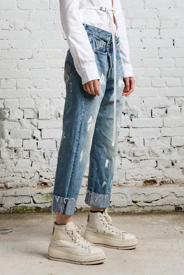 CROSSOVER JEAN 8211 ESTILL BLUE Women R13 Denim