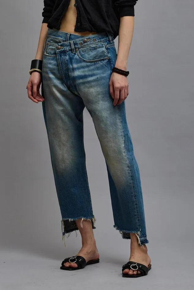 CROSSOVER JEAN 8211 TURNER BLUE Women R13 Denim