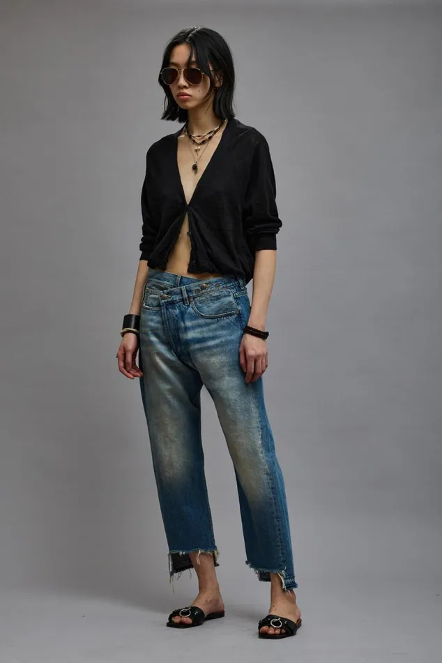 CROSSOVER JEAN 8211 TURNER BLUE Women R13 Denim