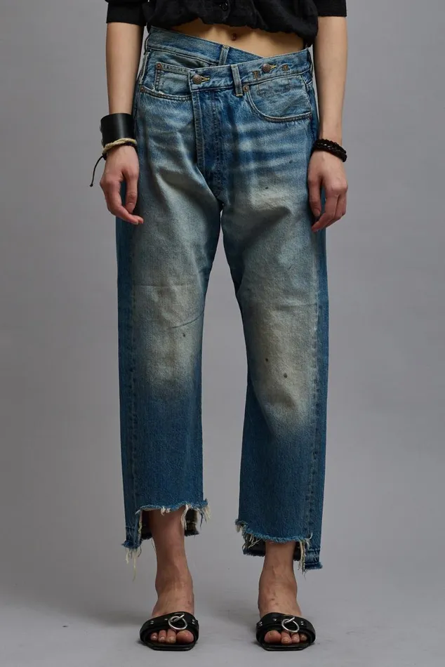 CROSSOVER JEAN 8211 TURNER BLUE Women R13 Denim