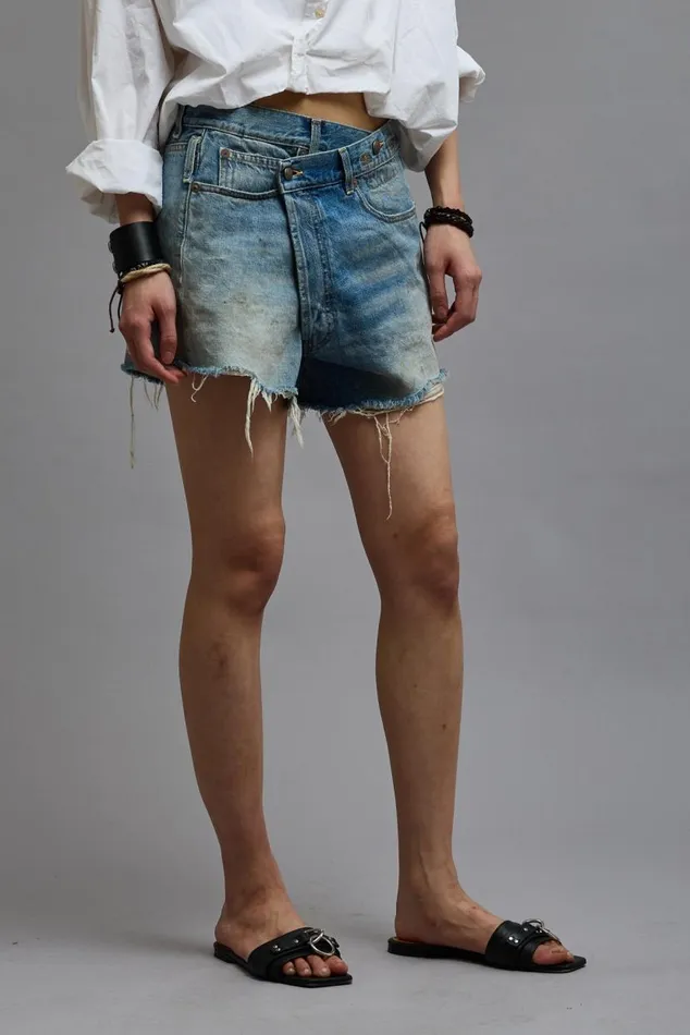 CROSSOVER SHORT 8211 TURNER BLUE Women R13 Denim