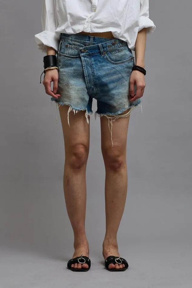 CROSSOVER SHORT 8211 TURNER BLUE Women R13 Denim