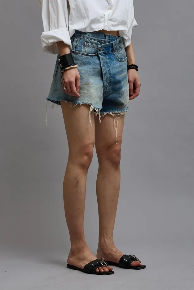 CROSSOVER SHORT 8211 TURNER BLUE Women R13 Denim