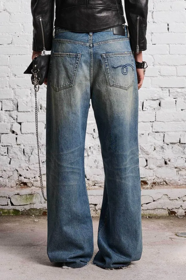 D039ARCY LOOSE JEAN 8211 CLINTON BLUE Women R13 Denim