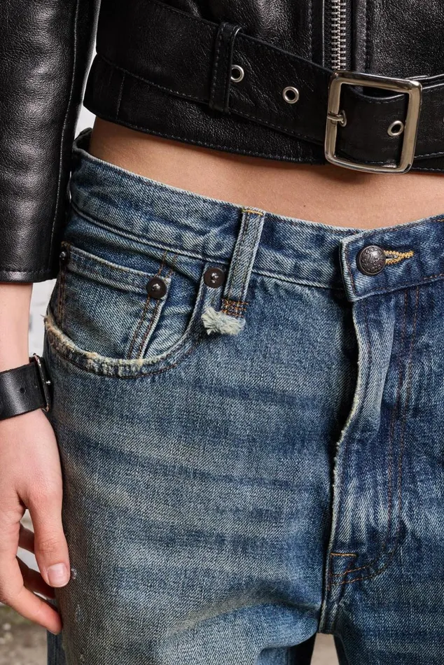 D039ARCY LOOSE JEAN 8211 CLINTON BLUE Women R13 Denim