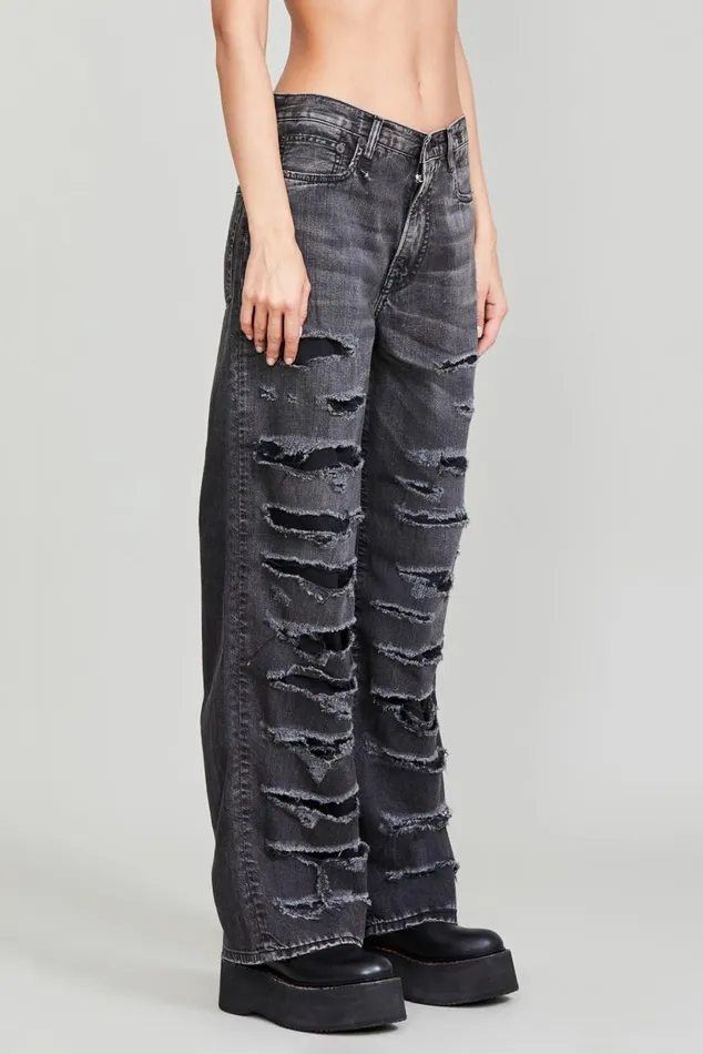 D039ARCY LOOSE JEAN 8211 ELLERY BLACK Women R13 Denim