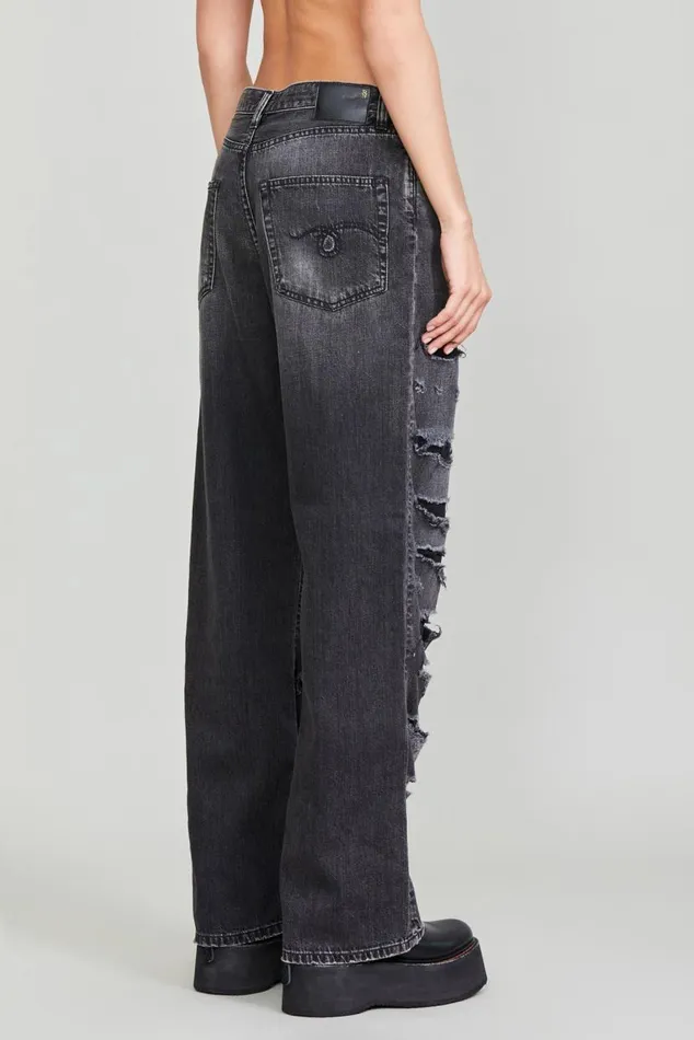 D039ARCY LOOSE JEAN 8211 ELLERY BLACK Women R13 Denim