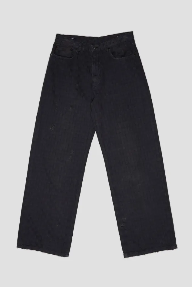 D039ARCY LOOSE JEAN 8211 SHADOW CHECKERBOARD Women R13 Denim