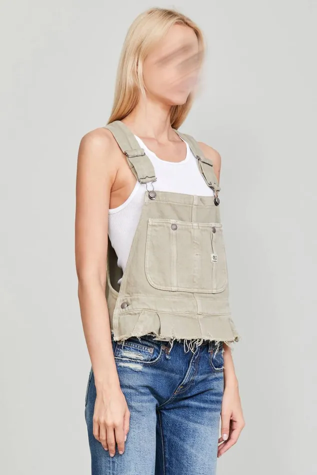 DAMON OVERALL BIB 8211 KHAKI Women R13 Tops