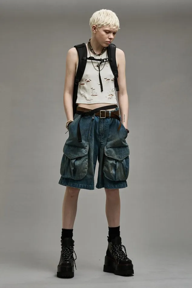 Distressed Tank 8211 Ecru Official Site Women R13 TShirts