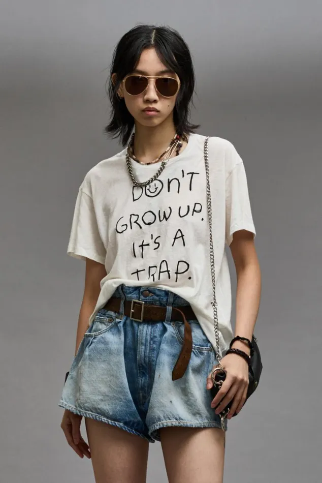 DON039T GROW UP BOY T 8211 ECRU Women R13 TShirts