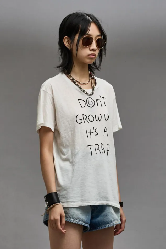 DON039T GROW UP BOY T 8211 ECRU Women R13 TShirts