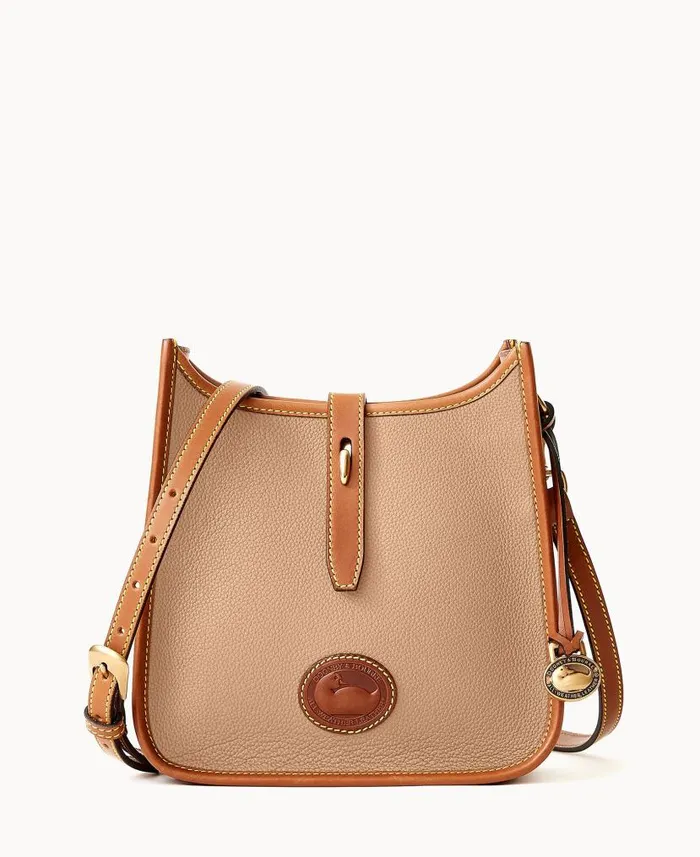 Dooney and Bourke All Weather Leather 30 Crossbody 22 Taupe WomenMen Crossbodies Dooney and Bourke All Weather Leather 30 Crossbody 22 Taupe WomenMen Crossbodies