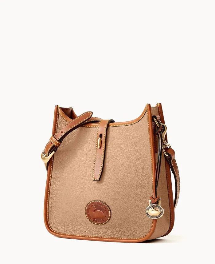 Dooney and Bourke All Weather Leather 30 Crossbody 22 Taupe WomenMen Crossbodies Dooney and Bourke All Weather Leather 30 Crossbody 22 Taupe WomenMen Crossbodies