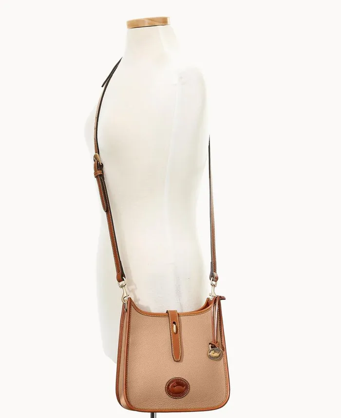 Dooney and Bourke All Weather Leather 30 Crossbody 22 Taupe WomenMen Crossbodies Dooney and Bourke All Weather Leather 30 Crossbody 22 Taupe WomenMen Crossbodies