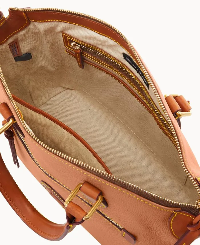 Dooney and Bourke All Weather Leather 30 Domed Satchel 30 Caramel WomenMen Satchels Dooney and Bourke All Weather Leather 30 Domed Satchel 30 Caramel WomenMen Satchels