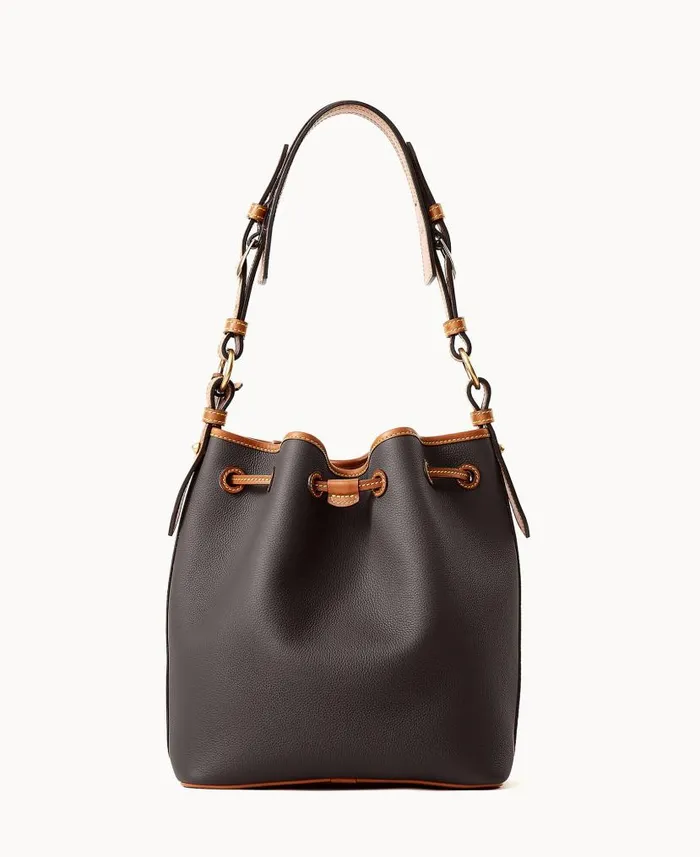 Dooney and Bourke All Weather Leather 30 Drawstring 25 Black WomenMen Shoulder Bags Dooney and Bourke All Weather Leather 30 Drawstring 25 Black WomenMen Shoulder Bags