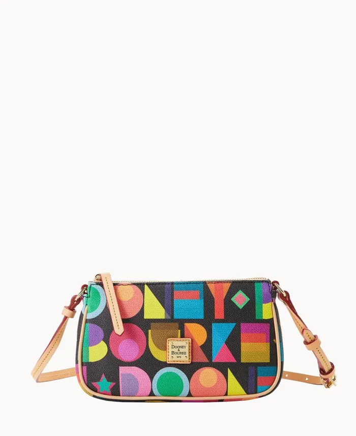 Dooney and Bourke Art Deco Lexi Crossbody Black WomenMen Crossbodies