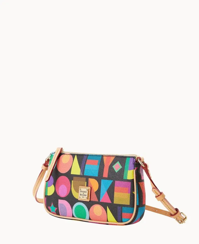 Dooney and Bourke Art Deco Lexi Crossbody Black WomenMen Crossbodies