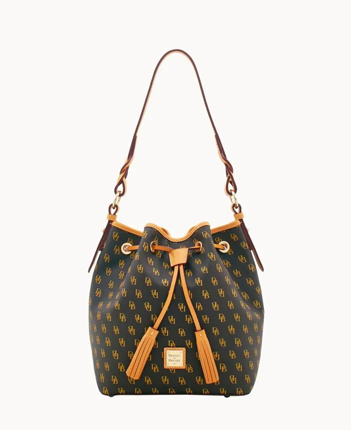 Dooney and Bourke Blakely Tasha Drawstring Brown Tmoro WomenMen Shoulder Bags