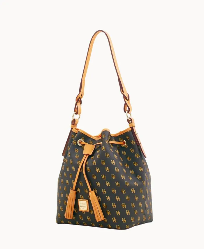 Dooney and Bourke Blakely Tasha Drawstring Brown Tmoro WomenMen Shoulder Bags Dooney and Bourke Blakely Tasha Drawstring Brown Tmoro WomenMen Shoulder Bags