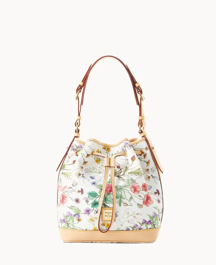 Dooney and Bourke Botanical Collection Drawstring White WomenMen Shoulder Bags Dooney and Bourke Botanical Collection Drawstring White WomenMen Shoulder Bags