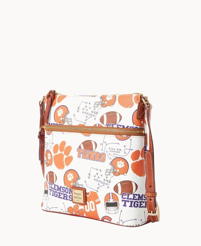Dooney and Bourke Collegiate Clemson University Crossbody Clemson WomenMen Crossbodies Dooney and Bourke Collegiate Clemson University Crossbody Clemson WomenMen Crossbodies