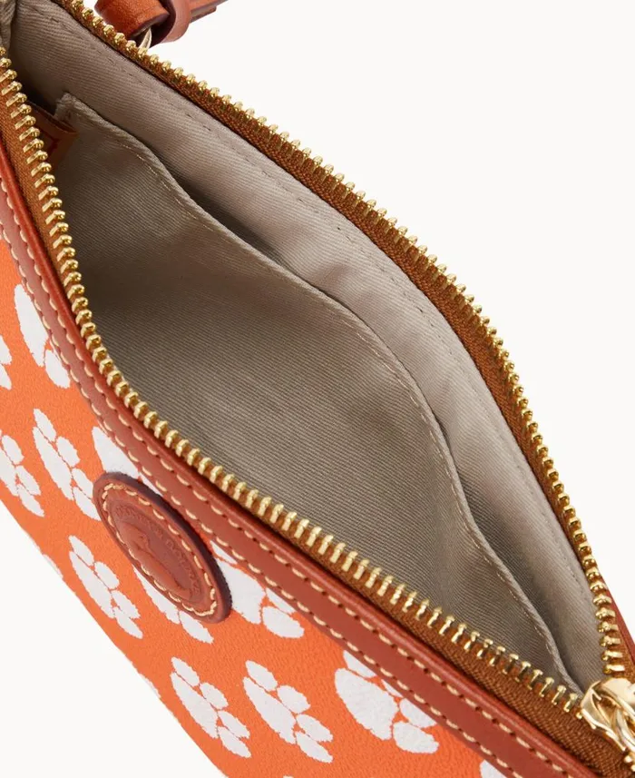 Dooney and Bourke Collegiate Clemson University Large Slim Crossbody Clemson WomenMen Crossbodies Dooney and Bourke Collegiate Clemson University Large Slim Crossbody Clemson WomenMen Crossbodies
