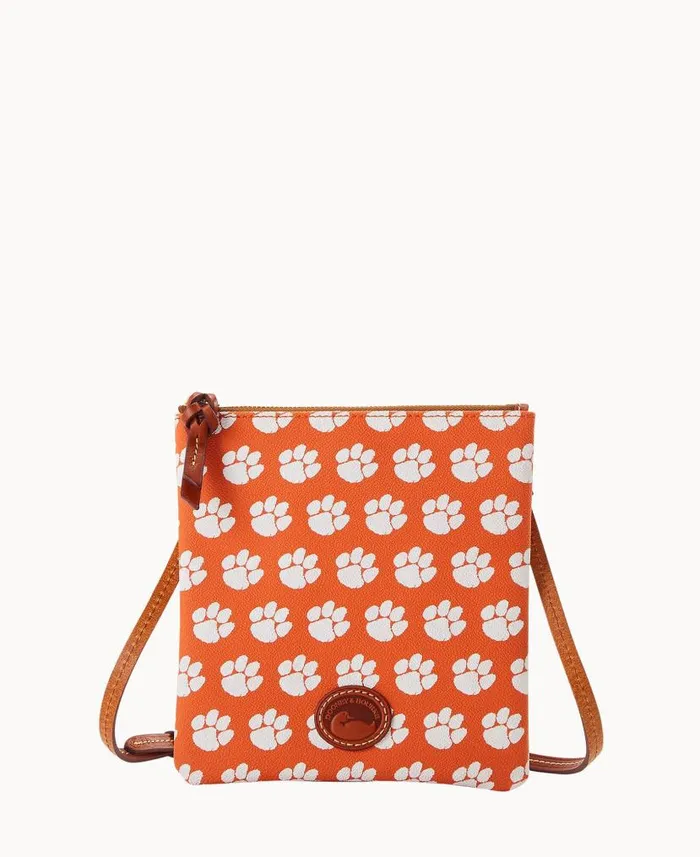 Dooney and Bourke Collegiate Clemson University North South Top Zip Crossbody Clemson WomenMen Crossbodies Dooney and Bourke Collegiate Clemson University North South Top Zip Crossbody Clemson WomenMen Crossbodies