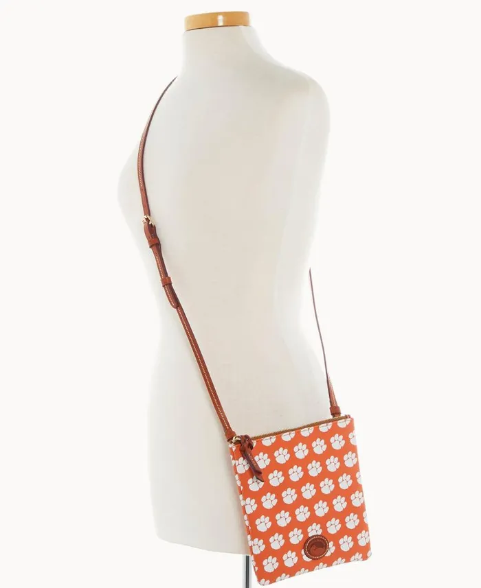 Dooney and Bourke Collegiate Clemson University North South Top Zip Crossbody Clemson WomenMen Crossbodies Dooney and Bourke Collegiate Clemson University North South Top Zip Crossbody Clemson WomenMen Crossbodies