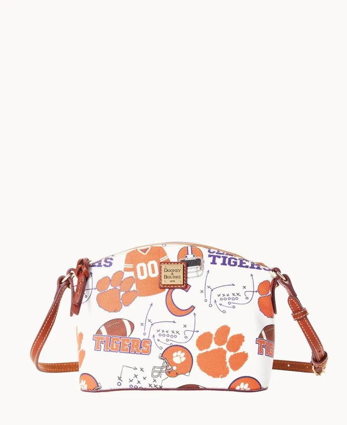 Dooney and Bourke Collegiate Clemson University Suki Crossbody Clemson WomenMen Crossbodies