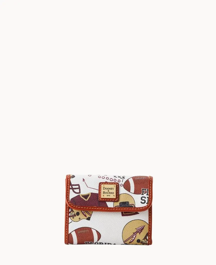 Dooney and Bourke Collegiate Florida State Flap Credit Card Wallet Florida State WomenMen Wallets Dooney and Bourke Collegiate Florida State Flap Credit Card Wallet Florida State WomenMen Wallets