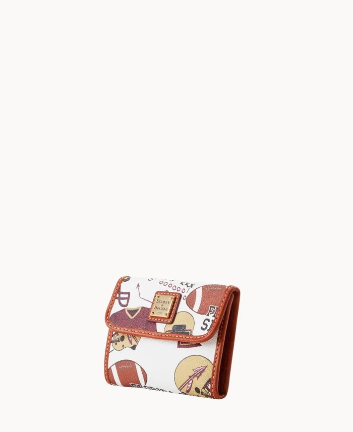 Dooney and Bourke Collegiate Florida State Flap Credit Card Wallet Florida State WomenMen Wallets Dooney and Bourke Collegiate Florida State Flap Credit Card Wallet Florida State WomenMen Wallets