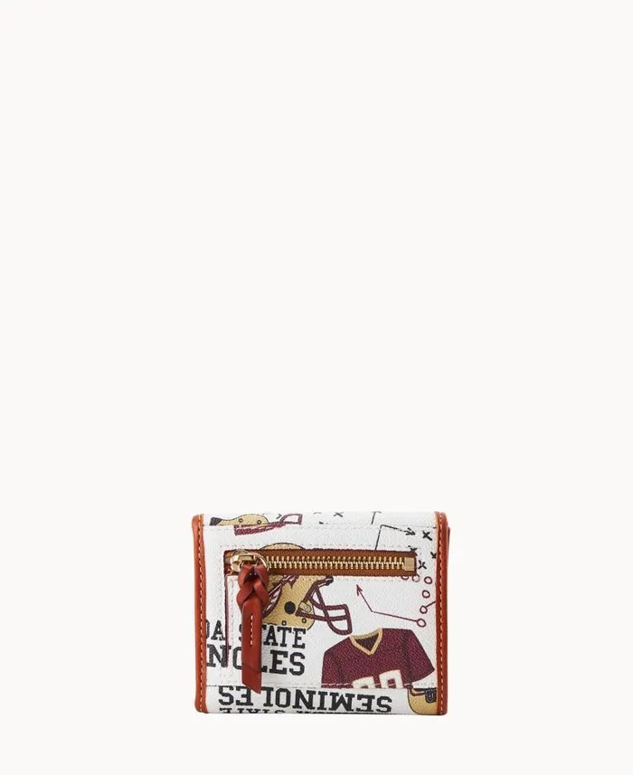 Dooney and Bourke Collegiate Florida State Flap Credit Card Wallet Florida State WomenMen Wallets Dooney and Bourke Collegiate Florida State Flap Credit Card Wallet Florida State WomenMen Wallets