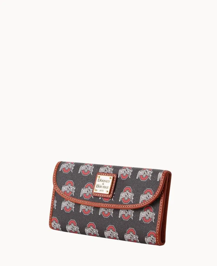 Dooney and Bourke Collegiate Ohio State University Continental Clutch Ohio State WomenMen Wallets Dooney and Bourke Collegiate Ohio State University Continental Clutch Ohio State WomenMen Wallets