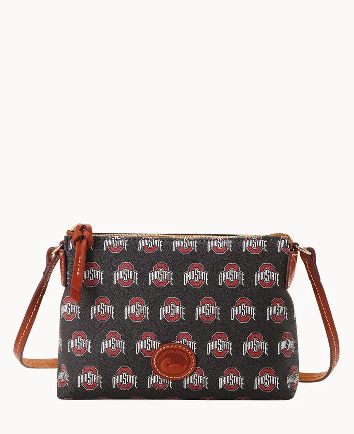 Dooney and Bourke Collegiate Ohio State University Crossbody Pouchette Ohio State WomenMen Crossbodies Dooney and Bourke Collegiate Ohio State University Crossbody Pouchette Ohio State WomenMen Crossbodies