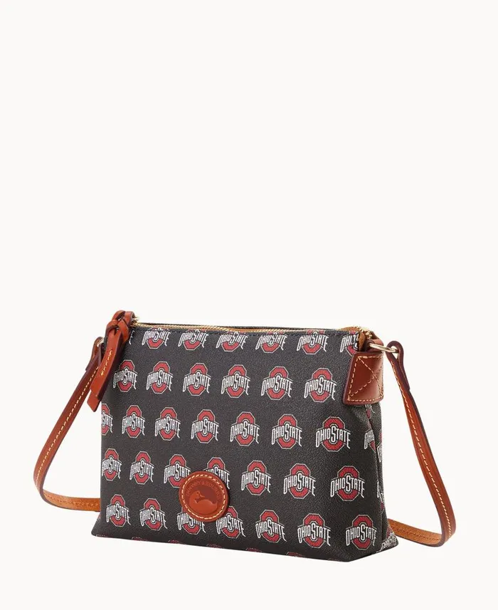 Dooney and Bourke Collegiate Ohio State University Crossbody Pouchette Ohio State WomenMen Crossbodies Dooney and Bourke Collegiate Ohio State University Crossbody Pouchette Ohio State WomenMen Crossbodies