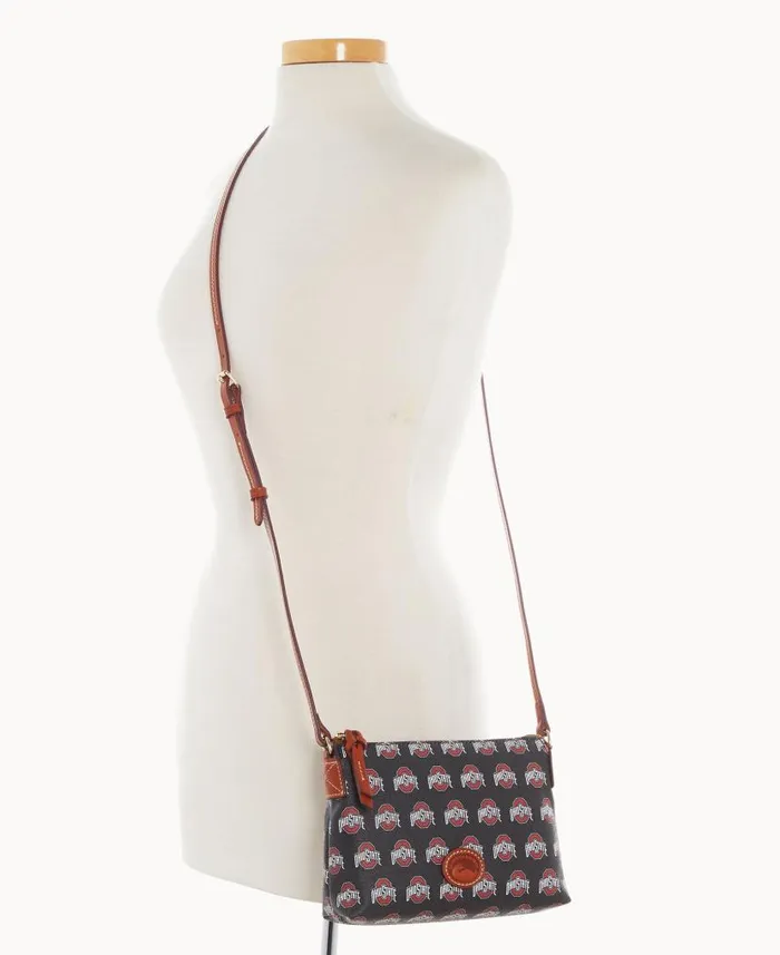Dooney and Bourke Collegiate Ohio State University Crossbody Pouchette Ohio State WomenMen Crossbodies Dooney and Bourke Collegiate Ohio State University Crossbody Pouchette Ohio State WomenMen Crossbodies