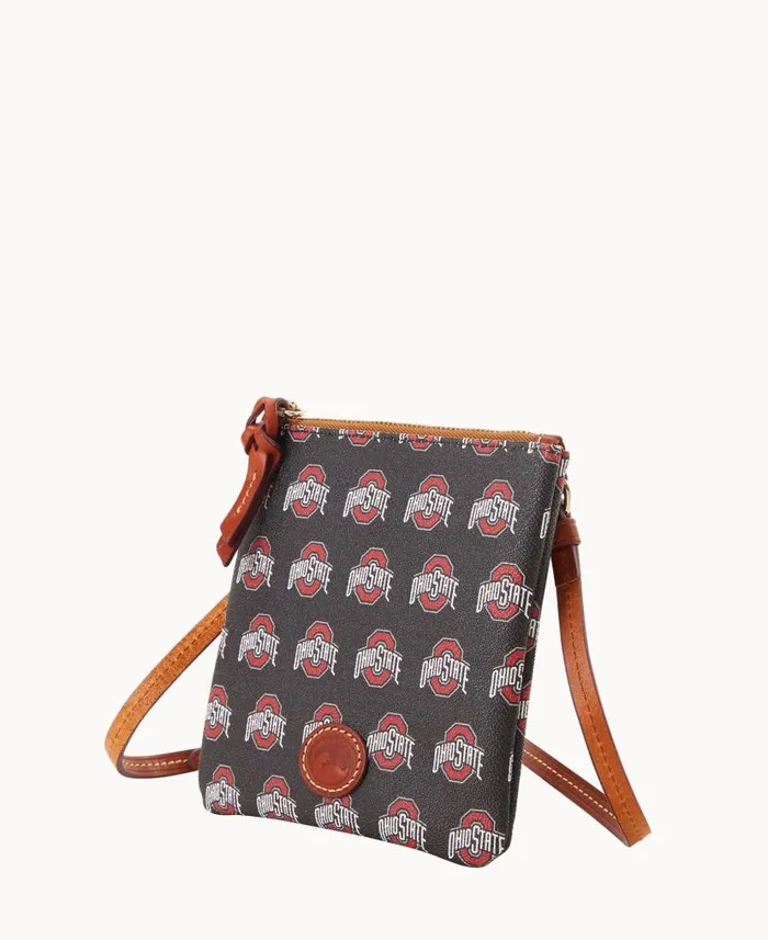 Dooney and Bourke Collegiate Ohio State University Small North South Top Zip Crossbody Ohio State WomenMen Crossbodies Dooney and Bourke Collegiate Ohio State University Small North South Top Zip Crossbody Ohio State WomenMen Crossbodies
