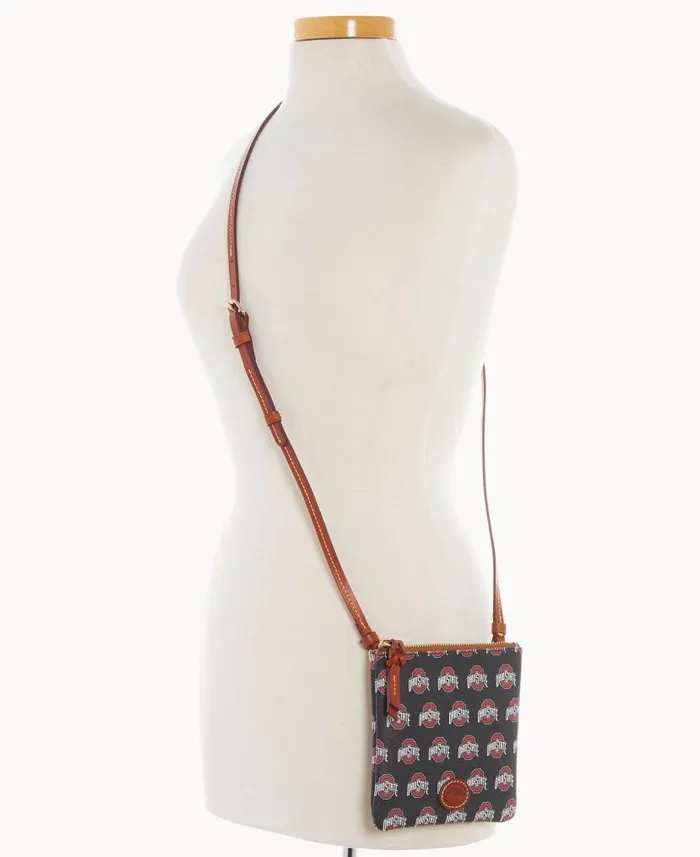 Dooney and Bourke Collegiate Ohio State University Small North South Top Zip Crossbody Ohio State WomenMen Crossbodies Dooney and Bourke Collegiate Ohio State University Small North South Top Zip Crossbody Ohio State WomenMen Crossbodies