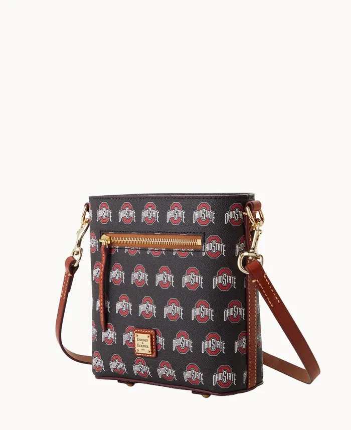 Dooney and Bourke Collegiate Ohio State University Small Zip Crossbody Ohio State WomenMen Crossbodies Dooney and Bourke Collegiate Ohio State University Small Zip Crossbody Ohio State WomenMen Crossbodies